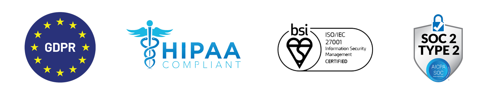 gdpr hipaa iso certification